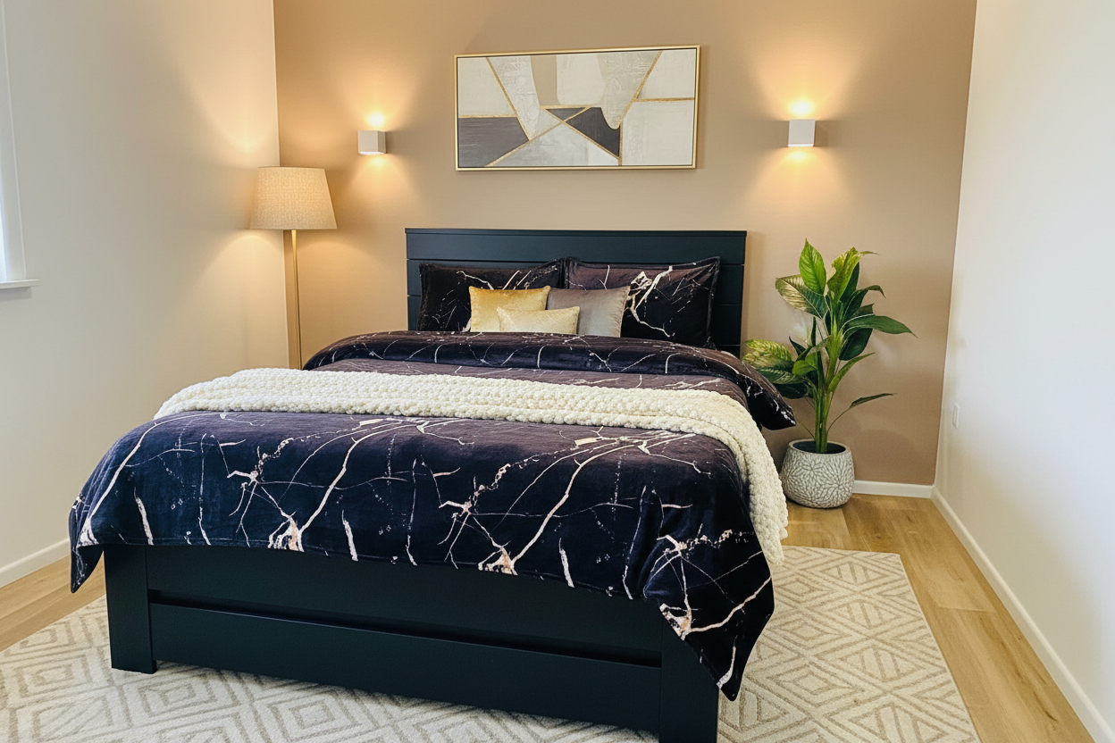 Black Marble Bedding - Image 4