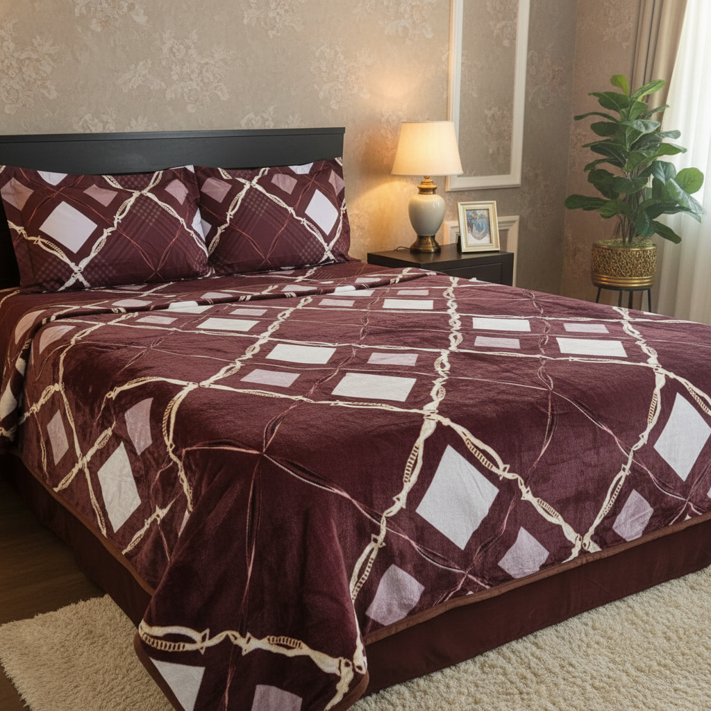 Warm Lightweight Duvet Set – 4 Piece Luxury Bedding Set for All-Season Comfort