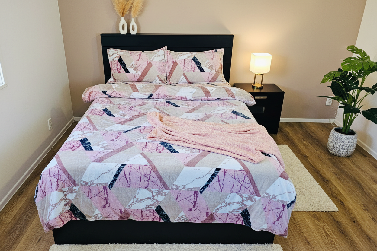 Pink Marble Bedding - Image 2
