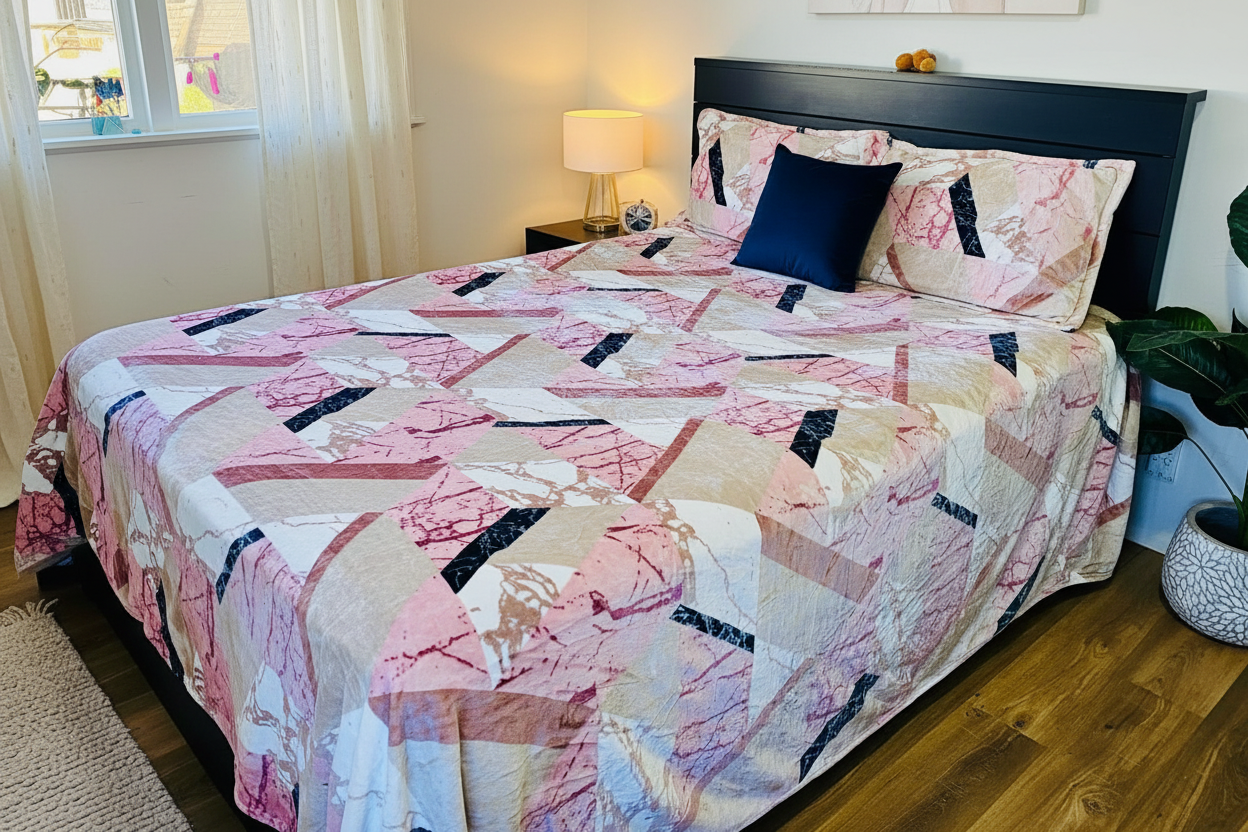 Pink Marble Bedding - Image 3