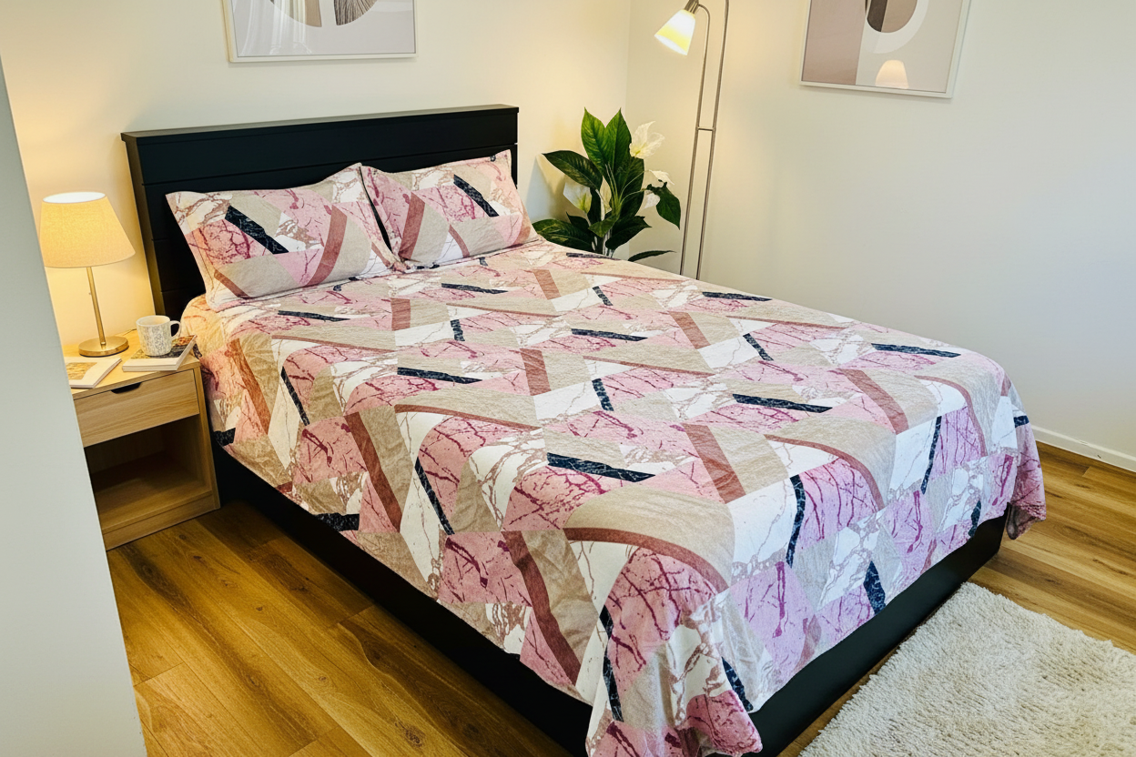 Pink Marble Bedding - Image 4