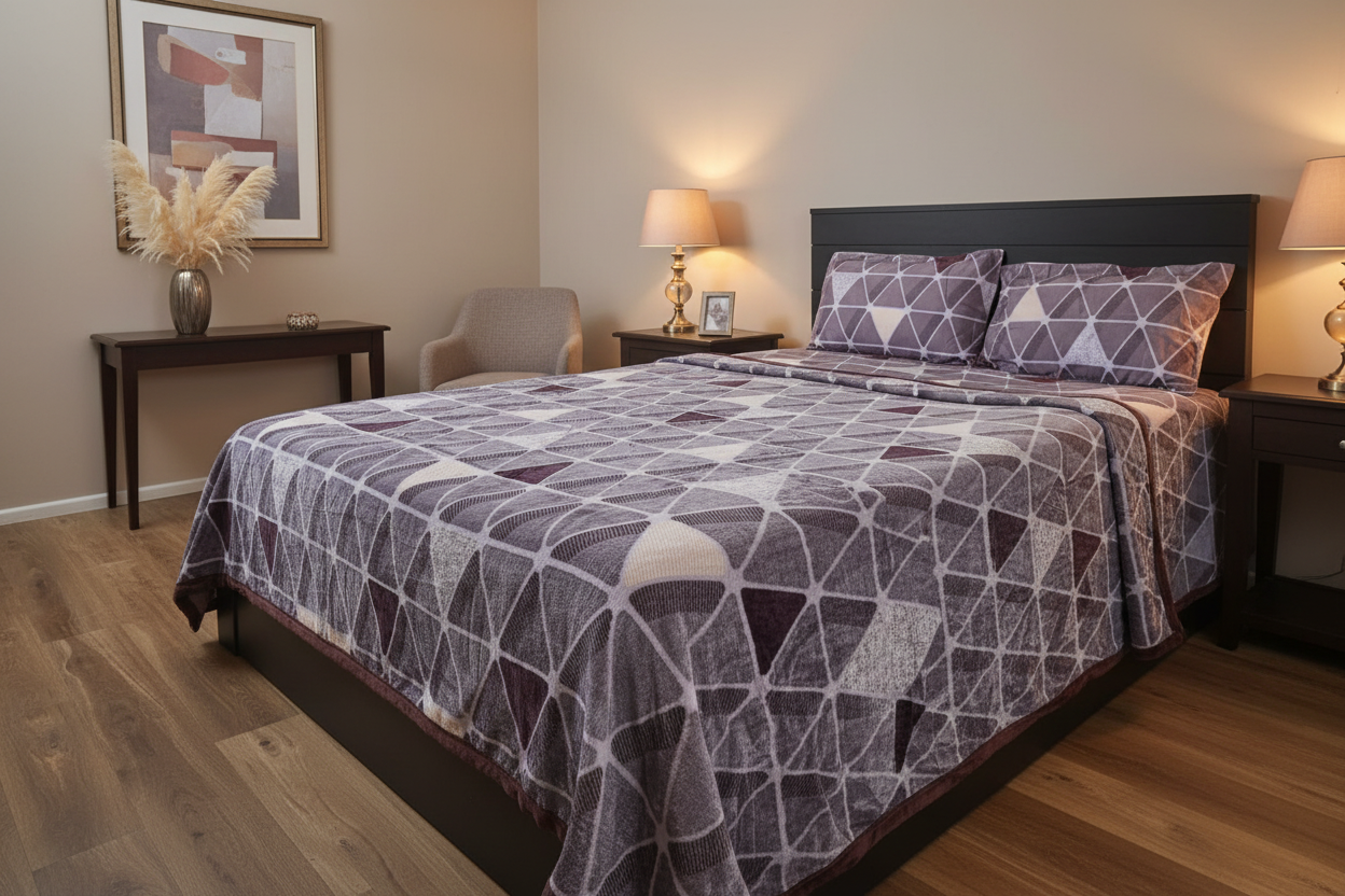 Purple Triangle Bedding - Image 3