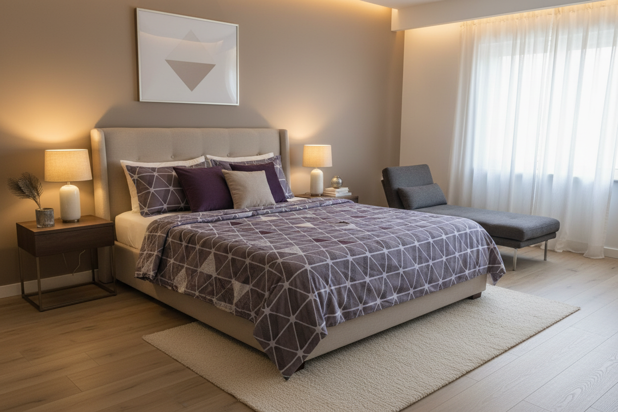 Purple Triangle Bedding - Image 5